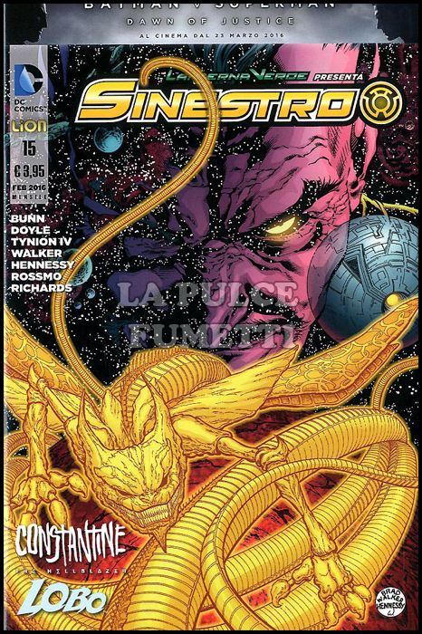 LANTERNA VERDE PRESENTA - SINESTRO # 15